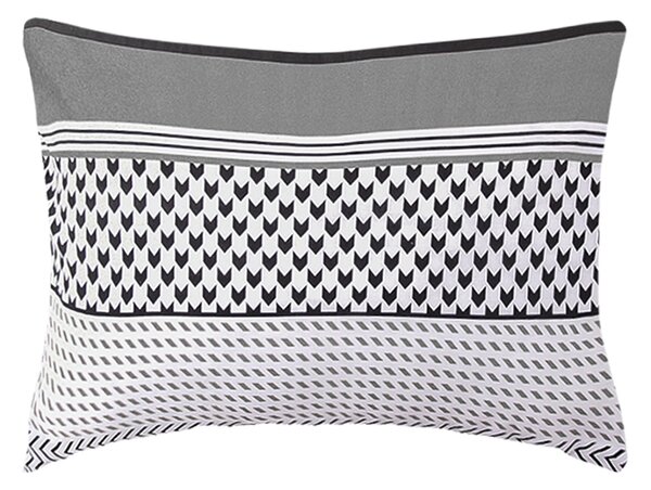 XPOSE® Bavlněný povlak na polštář ZIGO - šedý 50x70 cm