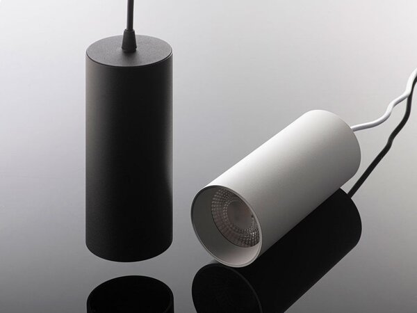 LED2 3251433 LUKY závěsné svítidlo LED D80mm 10-20W 3000K černá
