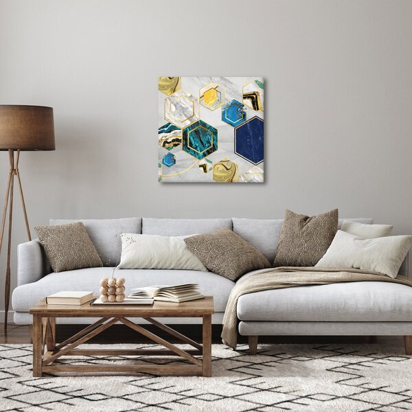 Obraz - Mramorová kompozice (30x30 cm)