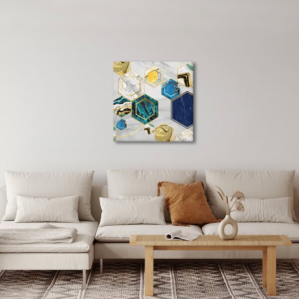 Obraz - Mramorová kompozice (30x30 cm)