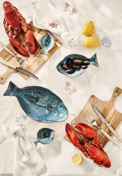 Látkový ubrousek s výšivkou Atlantis Lobster