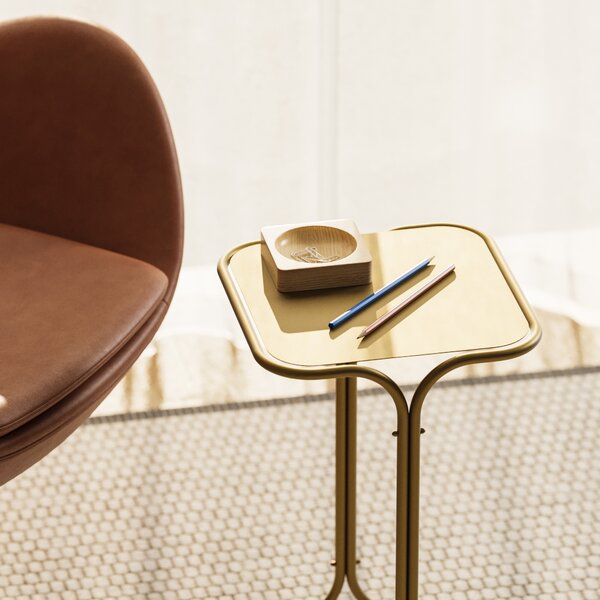 Kalune Design Odkládací stolek Shb-001-B zlatý