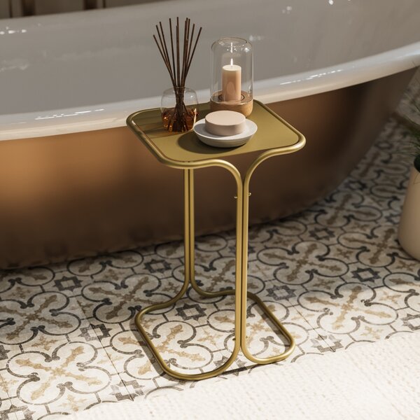 Kalune Design Odkládací stolek Shb-001-B zlatý