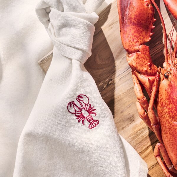 Látkový ubrousek s výšivkou Atlantis Lobster