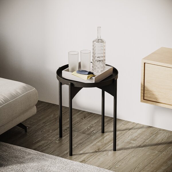 Kalune Design Odkládací stolek Shb-002-A černý