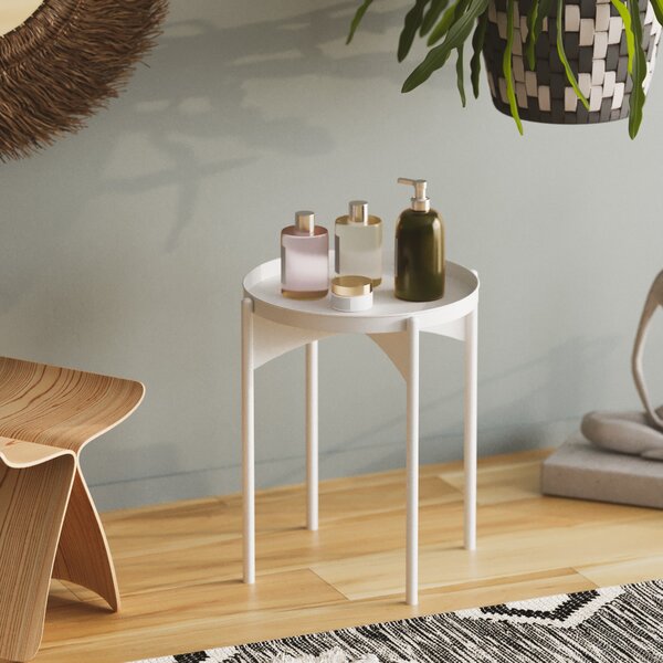 Kalune Design Odkládací stolek Shb-002-C bílý