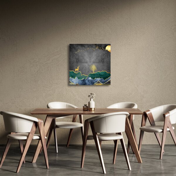 Obraz - Horská scenérie (30x30 cm)