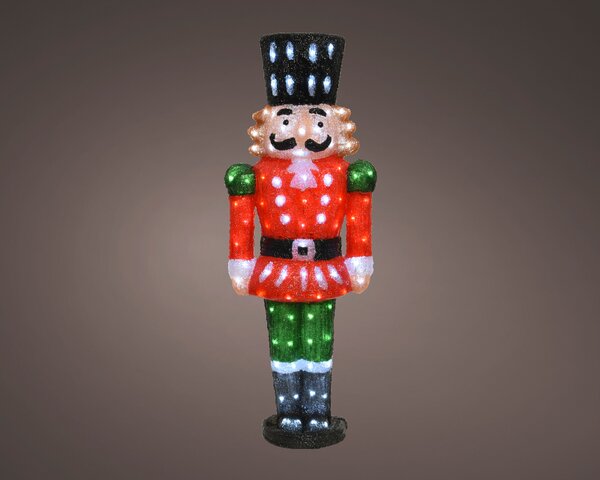 LED dekorace Orechovník, výška 118 cm (otevřená krabice) - 91 - 120 cm