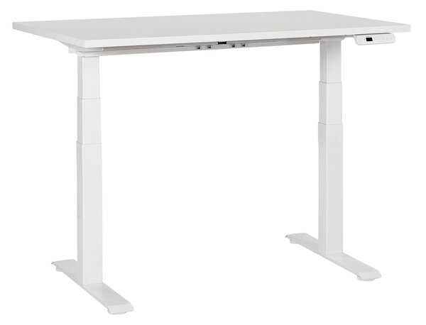 Elektricky výškově nastavitelný pracovní stůl DESTINES Bílá 120 cm 72 cm