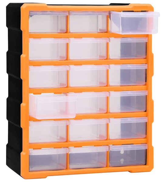 Organizér s 18 středně velkými zásuvkami 38 x 16 x 47 cm 149597