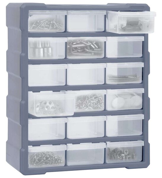Organizér s 18 středně velkými zásuvkami 38 x 16 x 47 cm 149598