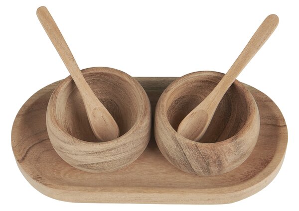 Dřevěná dóza na sůl a pepř Acacia Wood