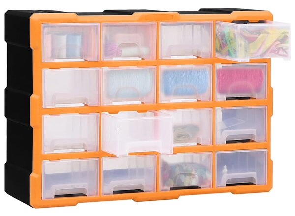 Organizér se 16 středními zásuvkami 52 x 16 x 37 cm 149601