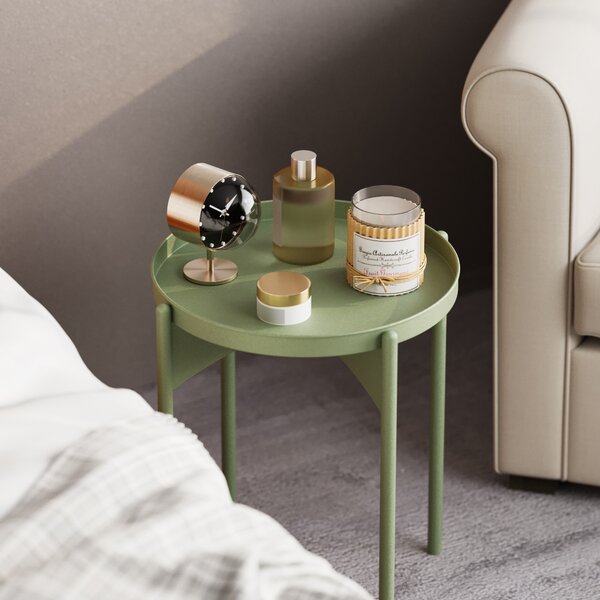 Kalune Design Odkládací stolek Shb-002-E zelený