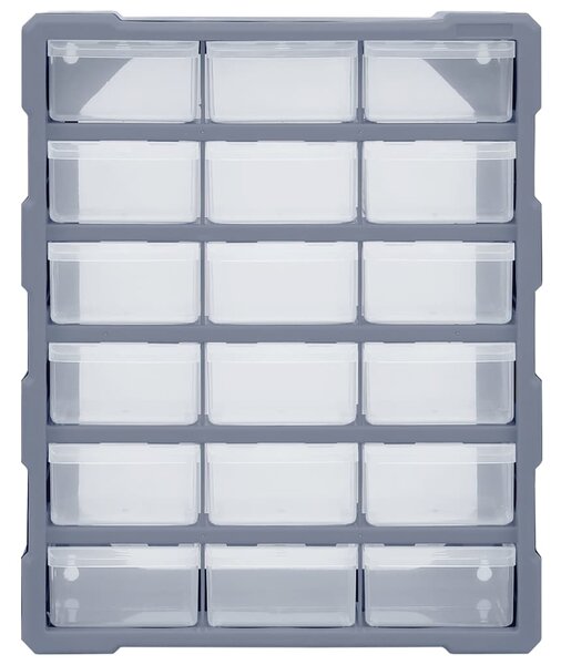 Organizér s 18 středně velkými zásuvkami 38 x 16 x 47 cm 149598