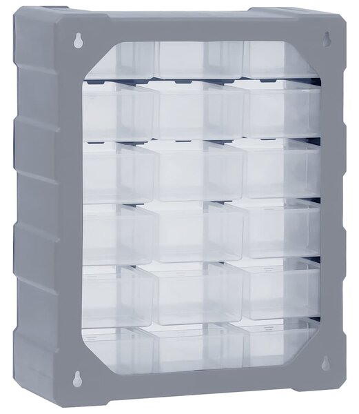 Organizér s 18 středně velkými zásuvkami 38 x 16 x 47 cm 149598
