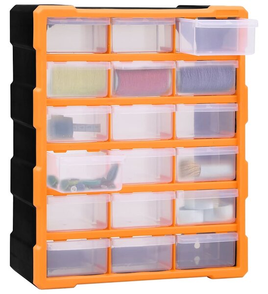 Organizér s 18 středně velkými zásuvkami 38 x 16 x 47 cm 149597