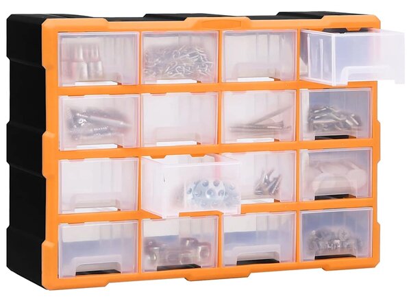 Organizér se 16 středními zásuvkami 52 x 16 x 37 cm 149601