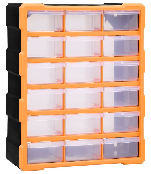 Organizér s 18 středně velkými zásuvkami 38 x 16 x 47 cm 149597