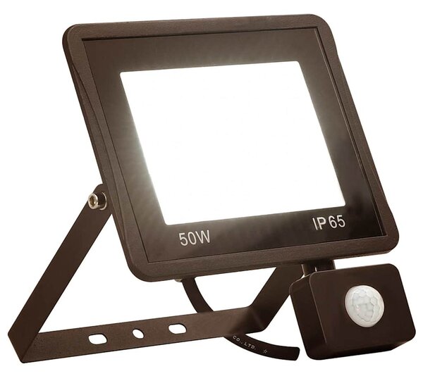 LED reflektor se senzorem 50 W teplé bílé světlo 149626