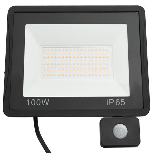 LED reflektor se senzorem 100 W studené bílé světlo 149632