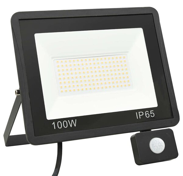 LED reflektor se senzorem 100 W studené bílé světlo 149632