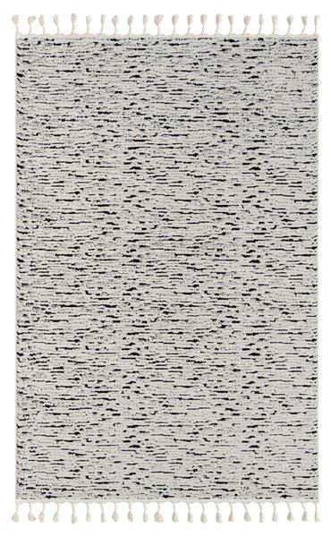 My Flair, Kusový koberec Moroccan Spirit schwarz, 100x200, černobílá, ložnice