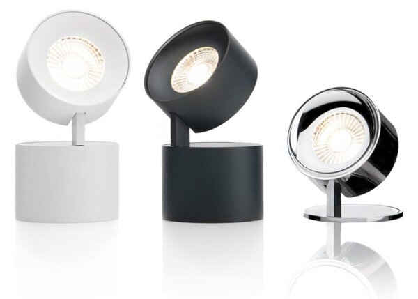 LED2 21507333DT KLIP zápustné bodové svítidlo nastaviteľné LED D77mm 11W/770lm 3000K TRIAC černá, černá