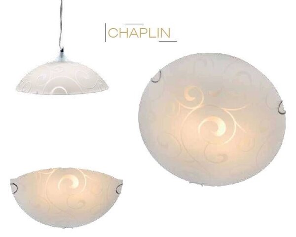 ACA DECOR Přisazené svítidlo CHAPLIN max. 2x60W/E27/230V/IP20, průměr 30cm