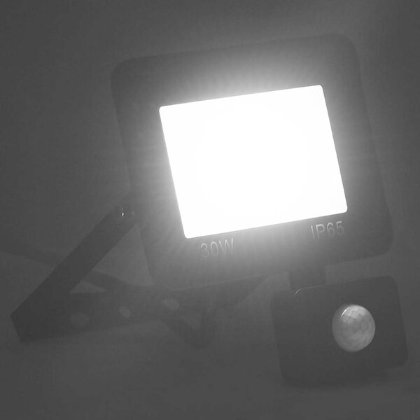 LED reflektor se senzorem 30 W studené bílé světlo 149630