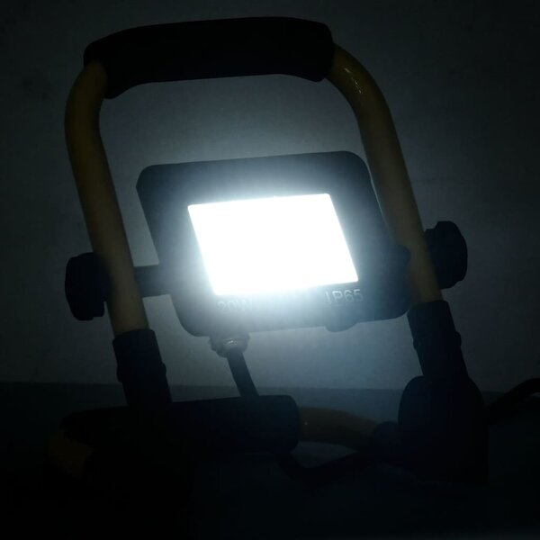LED reflektor s rukojetí 20 W studené bílé světlo 149639