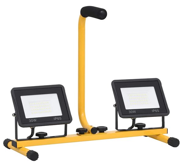 LED reflektor s rukojetí 2 x 30 W teplé bílé světlo 149645