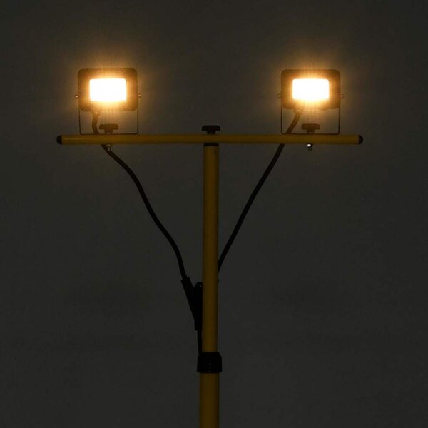 LED reflektor se stojanem 2 x 10 W teplé bílé světlo 149653
