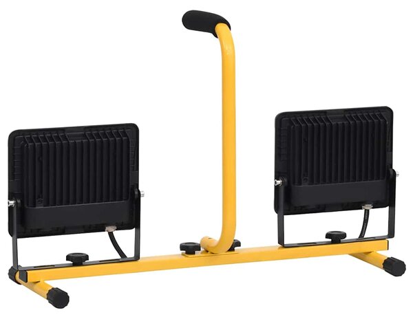 LED reflektor s rukojetí 2 x 50 W teplé bílé světlo 149646