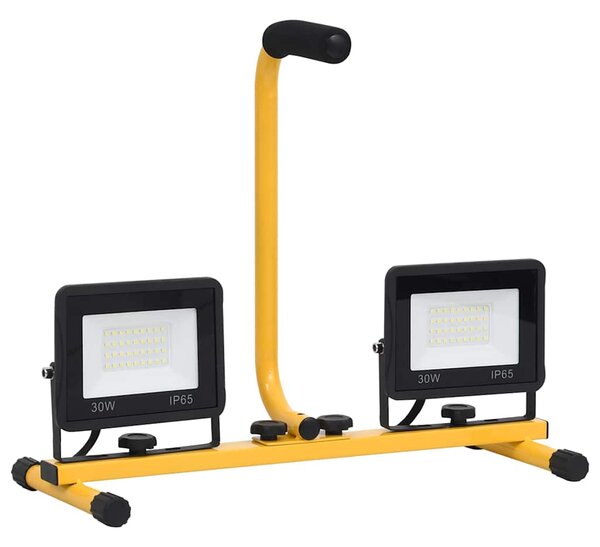 LED reflektor s rukojetí 2 x 30 W teplé bílé světlo 149645