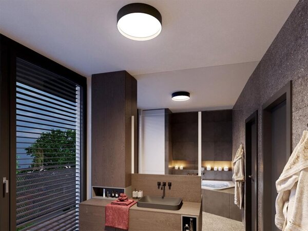 LED2 1272053DT MILA stropní svítidlo LED D400mm 30W/2010lm 3000-4000K TRIAC černá