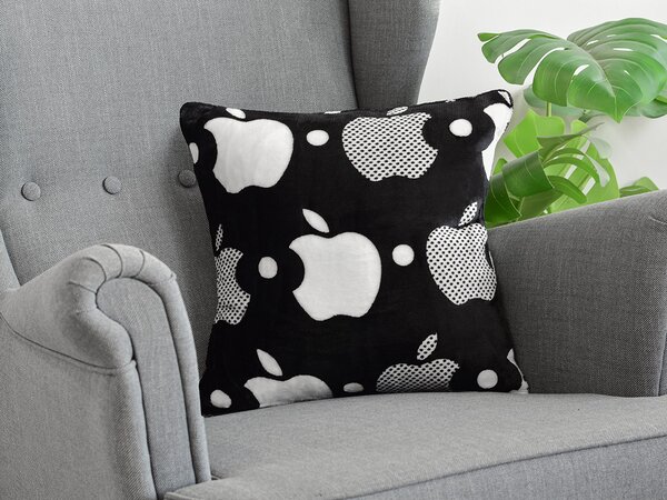 XPOSE® Mikroplyšový povlak na polštář APPLELOVE 40x40 cm