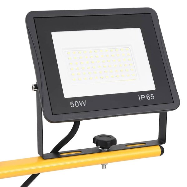 LED reflektor se stojanem 2 x 50 W studené bílé světlo 149661