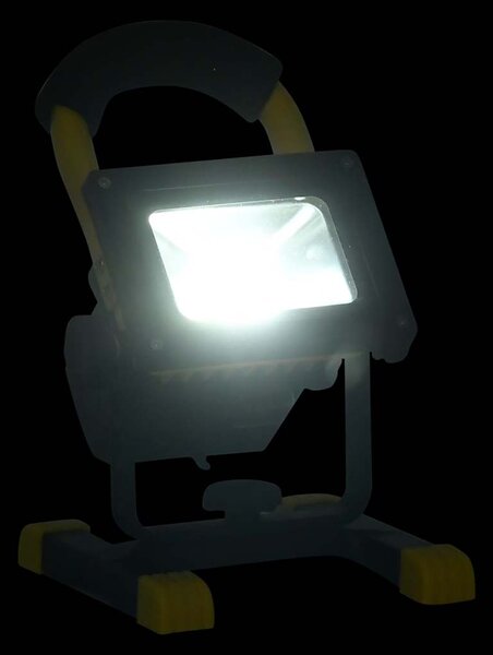 Dobíjecí LED reflektor s rukojetí 30 W studené bílé světlo 149668