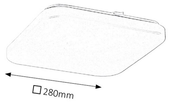 Rabalux LED stropní svítidlo Rob 1x20W | 1400lm | 4000K