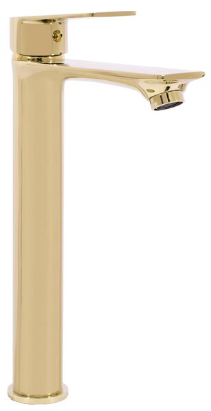 Rea MAYSON GOLD - Vysoká umyvadlová baterie, zlatá, REA-B5103
