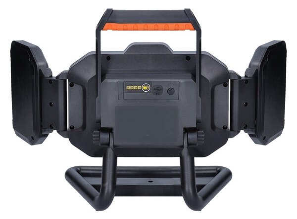 SOLIGHT LED reflektor 30W, přenosný, nabíjecí, 3000lm, oranžovo-černý