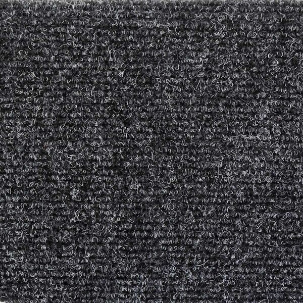 Schodové rohože samolepicí 5 ks 56 x 17 x 3 cm tmavě šedé, půlkulaté 149676