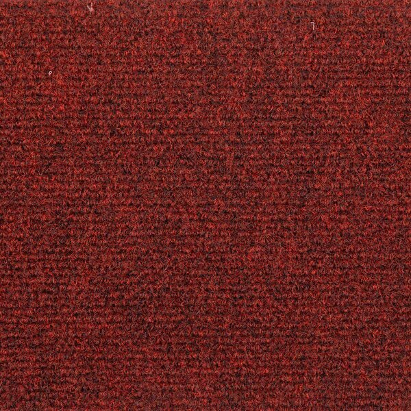 Schodové rohože samolepicí 10 ks 56 x 17 x 3 cm vínově červené půlkulaté 149683