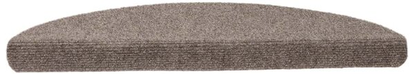 Schodové rohože samolepicí 5 ks 56 x 17 x 3 cm béžové půlkulaté 149692