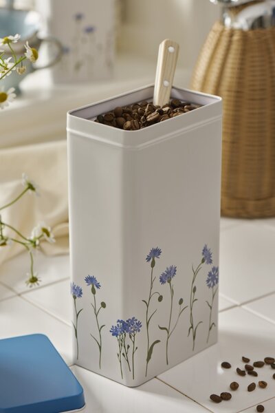 Plechová dóza s víkem Cornflowers Tall