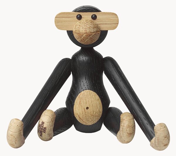 Dekorace z dubového dřeva Monkey Mini