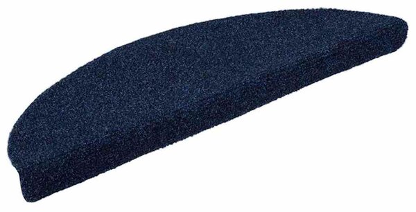 Schodové rohože samolepicí 5 ks 56 x 17 x 3 cm tmavě modré půlkulaté 149694
