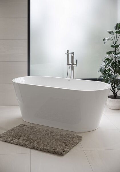 Cersanit - Volně stojící akrylátová vana OVAL Crea 162 x 72 cm, S301-300