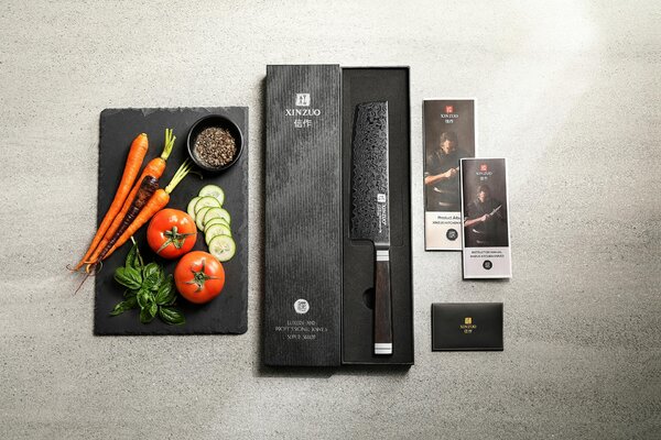 Nakiri nůž XinZuo Ji X08E 7"